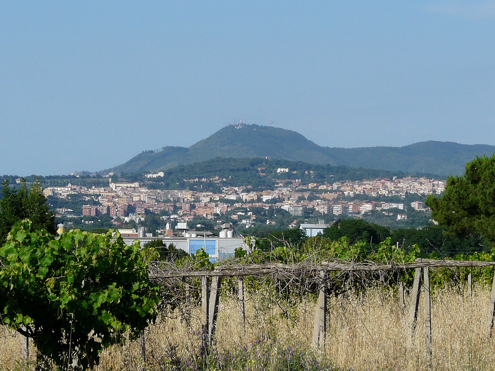 Albano Laziale, vista caratteristica
