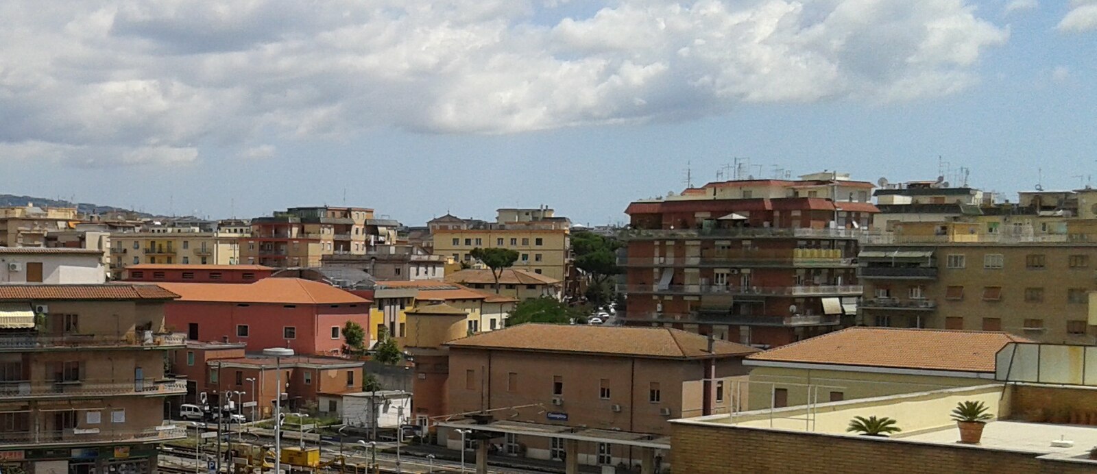 Ciampino, vista caratteristica