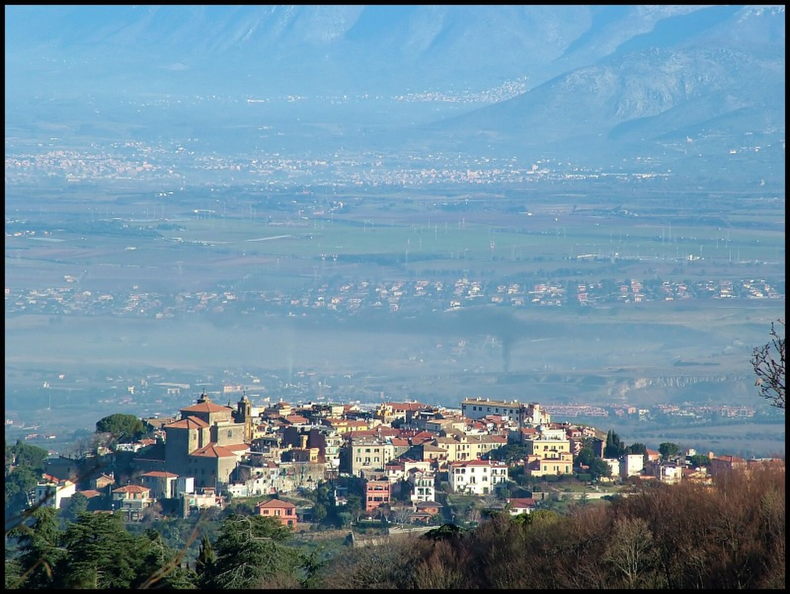 Monte Porzio Catone, vista caratteristica