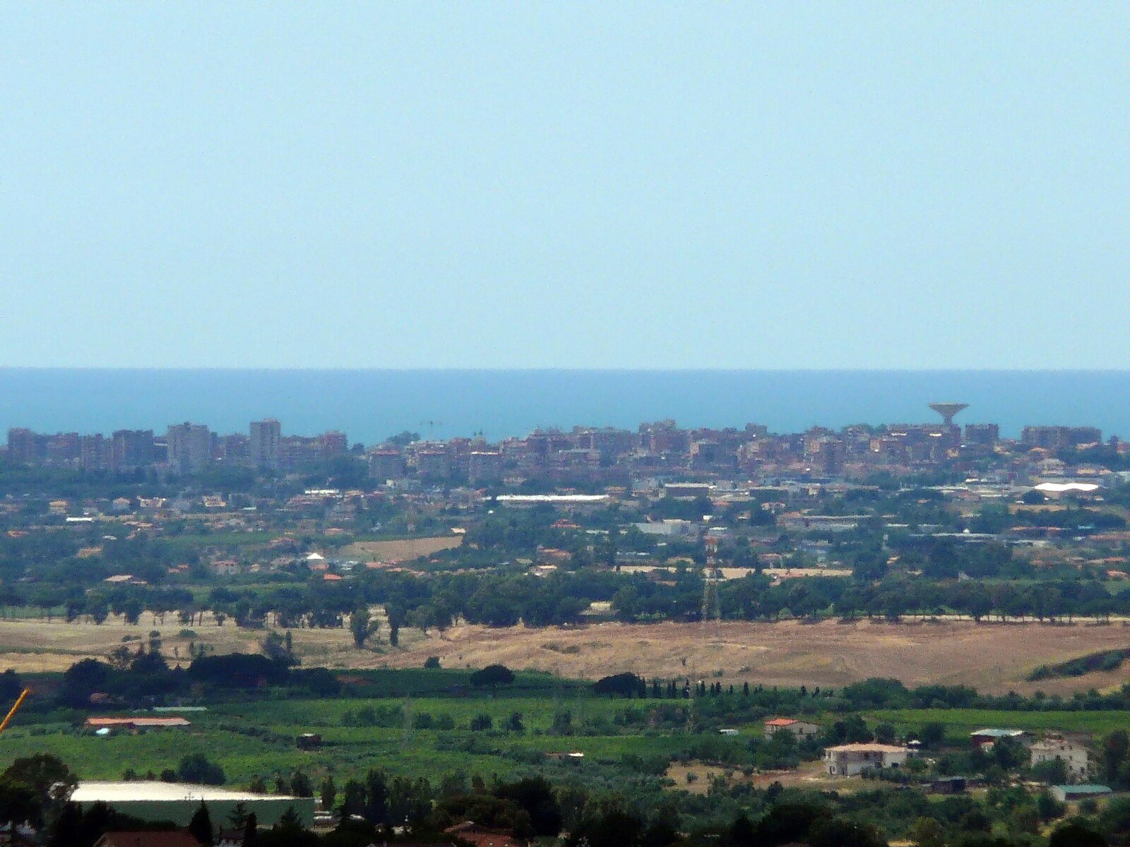 Pomezia, vista caratteristica