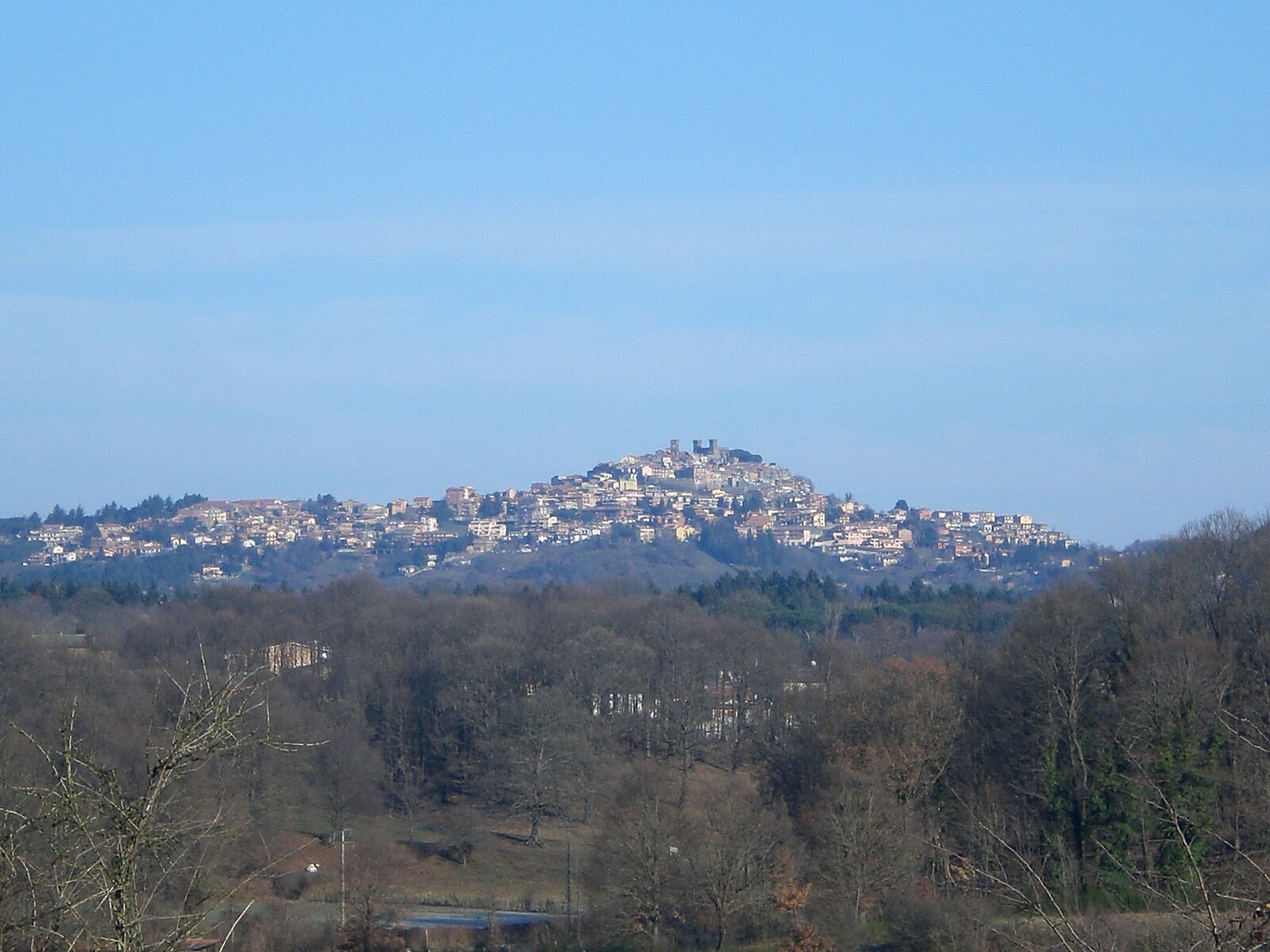 Rocca Priora, vista caratteristica